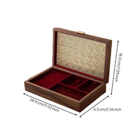 Wooden jewelry organizer for women