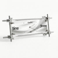 Decorative Clock with Metal Stand Simple for Shelf