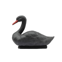 Black and White Swan Ornament PE Blow Molded Garden Decoration