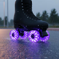 Illuminate up Four-Wheel Glide Wheel Indoor/Outdoor Illuminated Four-Wheel Glide Wheel Skating Equipment 82A Hardness Even &