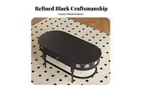 Mushroom-Shaped Storage Table Round Shape Indoor Furniture Multi-Functional Easy Assembly for Homeowners, Entryway, Lounge Area