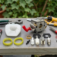 Sawing Equipment Carburetor Kit with Ignition Plug Sturdy Parts Resistant