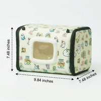 Parrot Hanging Sleeping Bag, Winter Warm Avian Bed, Rectangle Bird House Set for Universal Indoor Habitat Use