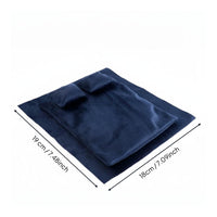 4 Pieces 1:12 Scale Bedding Set Realistic Detail Miniature Quilt and Pillow Set for Hobbyists