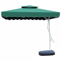 Heavy Duty Easy Open Lever Large Patio Umbrella Waterproof Square Garden Parasol for Homeowners, Business Owners, Backyard, Poolside, Balcony