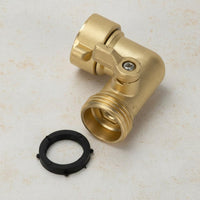 Shut Stop Valve Hose Connector Angled Design Brass Elbow Valve for Lawn