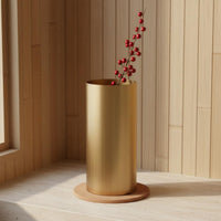 Red Fruit Vase Decor Low Maintenance Red Fruit Branches Fading Resistant
