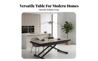 transformable Coffee-to-Dining Table Multi-Functional Household Furniture Space-Saving for People with Small Living areas, Apartment Dwellers, Home