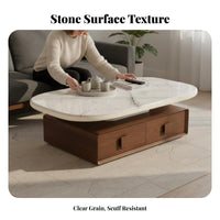 two-toneTone Design Rectangular Table with Drawer Contrasting hues Household Furniture Hidden Storage Wabi-Sabi aesthetic for Small Apartment Dwellers, Homeowners, Interior Designers, Living Room, Lounge Area