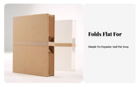 Accordion Paper Bench Space-Saving Collapsible Paper Stool Foldable Design