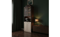 Dining Room Buffet Cabinet French Vintage Design Freestanding Sideboard Large Capacity Sideboard with Hutch