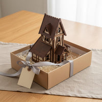 Fairy Tale Cottage Model Easy Assembly DIY Wooden House Kit for Hobbyists