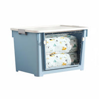 Front-front-accessing Stackable Box Transparent frame Household Storage Large Capacity