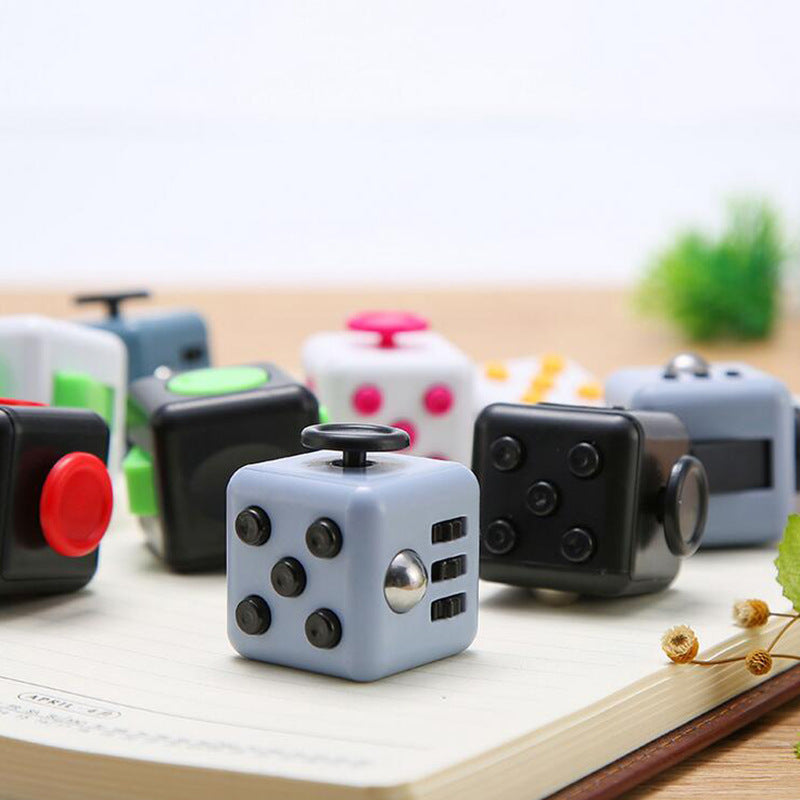 Fidget Cube Stress Relief Toy for Kids and Adults, Educational Puzzle Dice with Customizable Logo