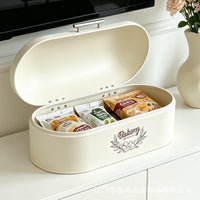 Hinged-Lid Storage Box Dustproof Oval Storage Box Multi-Purpose