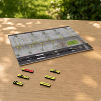 Airport Display Board Wooden Airport Diorama Board Detailed Mat for Shelf