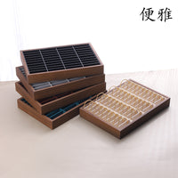现货胡桃色40位翡翠玉镯看货收纳盘手镯手串手链柜台展示陈列道具