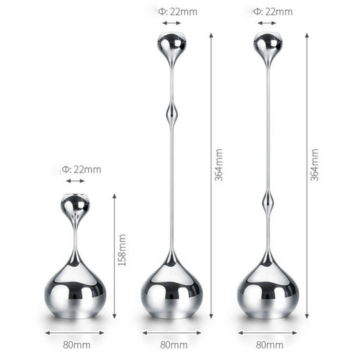 Stainless Steel Candle Holder Decorative Home Decor Sculpted for Gift