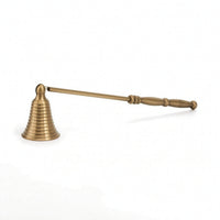 Candle Extinguishers with Cone Shaped Head Vintage Candle Extinguishers with Long Handle Polished Tool for Home Decorators, Mantel