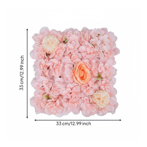 Artificial Rose Wall Panel Reusable Artificial Floral Panel Backdrop Special Occasion Decor for Wedding