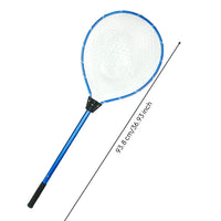 Telescopic Landing Net Aluminum Alloy Fishing Net with Silicone Bag Soft for Anglers
