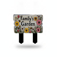 Rustic Wooden Stake Sign Outdoor Garden Sign Board Carbonized Wood Stake Yard Stake Rustic Look Suitable for Lawn Pathway Decoration