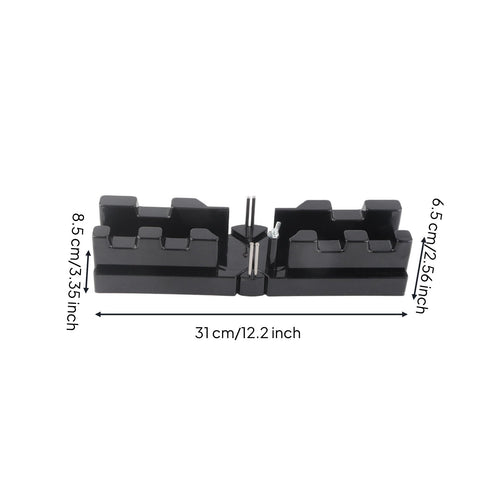 Bevel Miter Box with Scale Markings Precision Miter Guide for Woodworkers