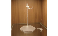 Doll Display Stand with Crotch Support Adjustable Action Figure Display Stand Low-Profile for Shelf
