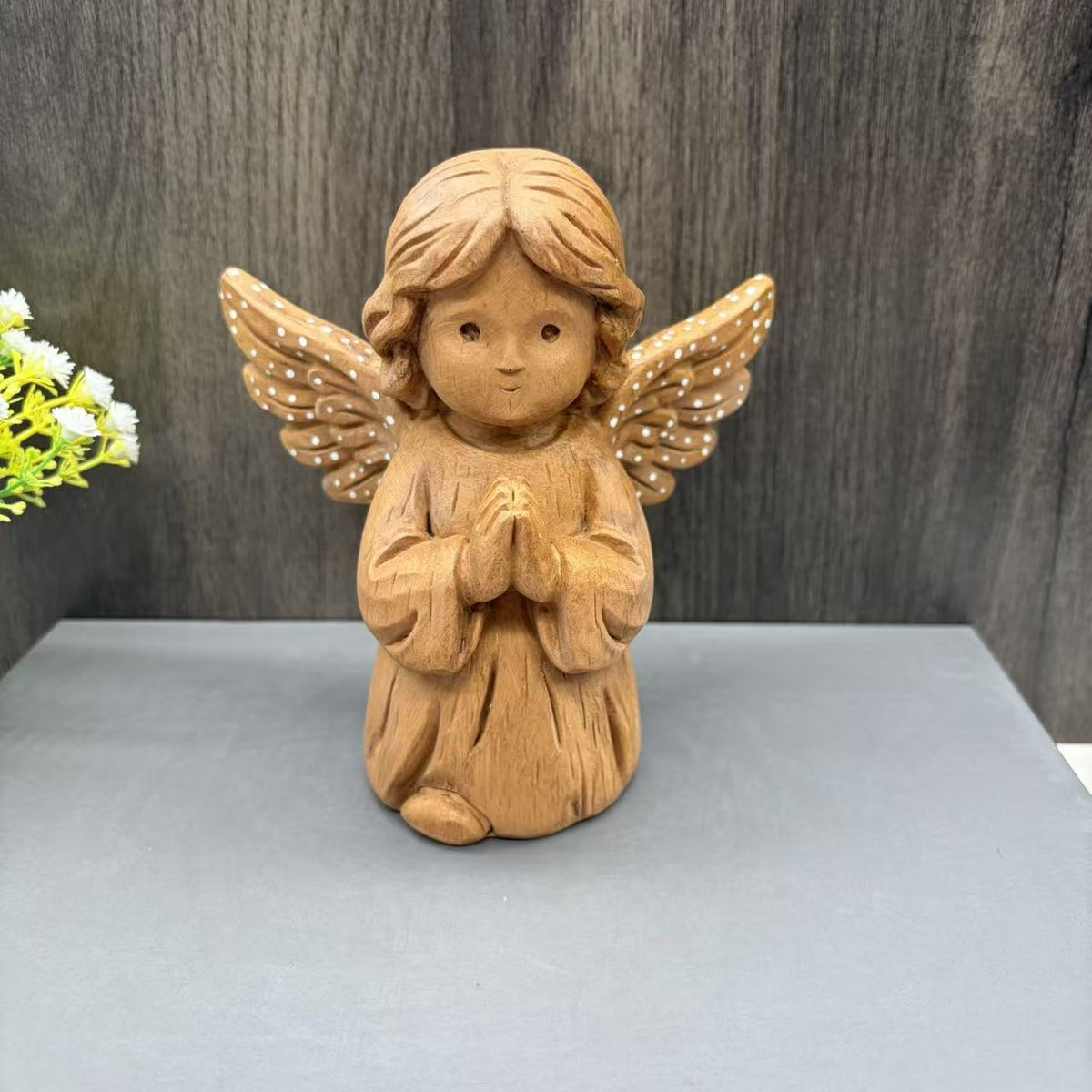 Garden Decoration Resin Angel Figurine - European Style