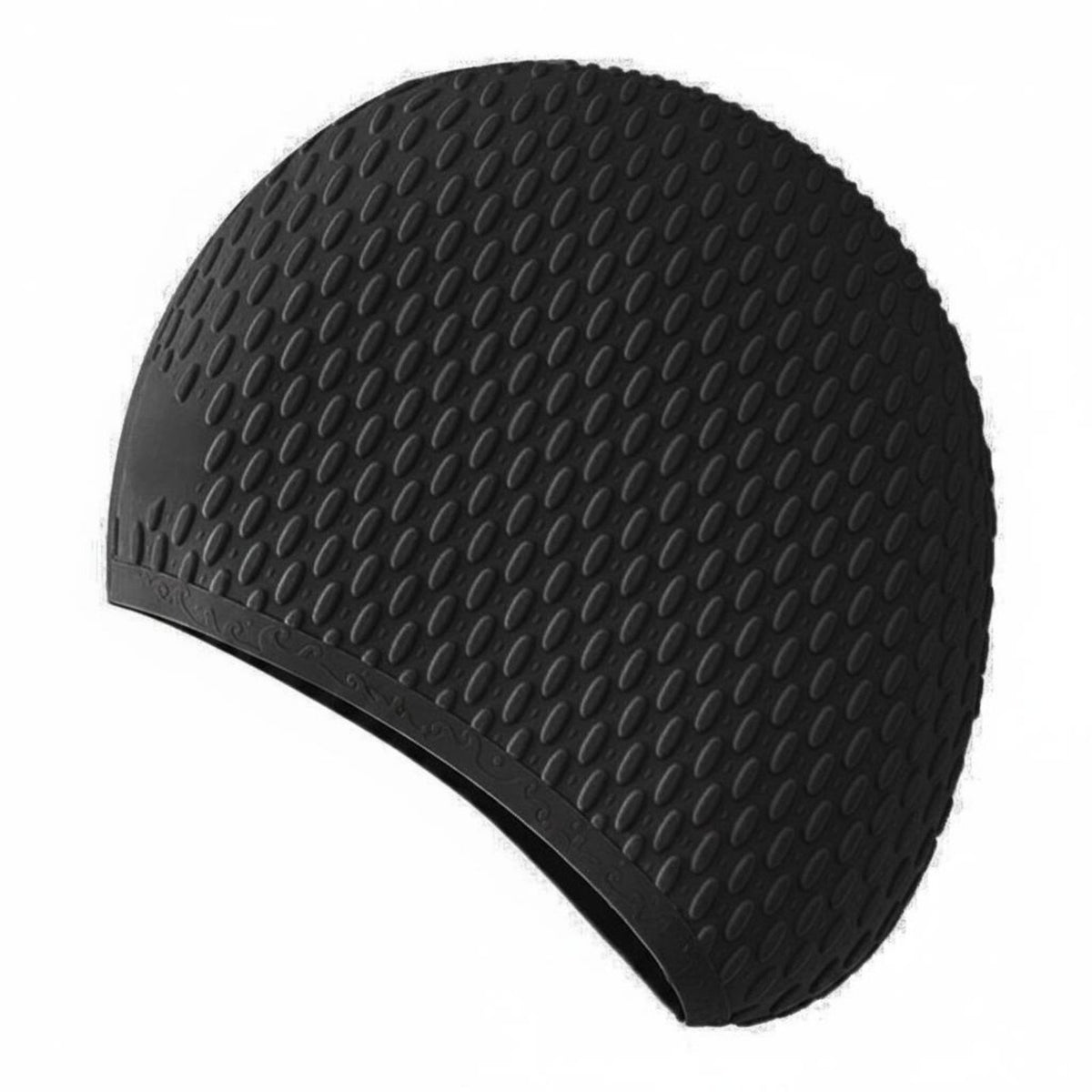 Silicone Swim Cap Waterproof Domed Swim Cap and Water Resistant Swimming Hat for Adults, Women
