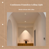 Frameless Curved COB Spotlight, Anti-Glare, Adjustable LED