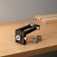 Adjustable Drilling Guide Stainless Steel Woodworking Tool High Precision