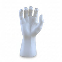 White Hand Display Stand Smooth Surface Hand-Shaped Mannequin Multi-Purpose