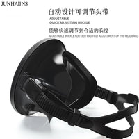 Full Face Snorkel Mask with Anti-Fog, High-Definition Large Frame, Elliptical Glass