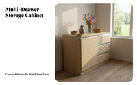 Multi-Functional Kitchen Storage Cabinet Easy to Clean Kitchen Storage Cupboard Versatile Use Sideboard Buffet Cabinet Sturdy Construction for Homeowners, Families, Apartment Dwellers, Entryway, Hallway, Home Bar