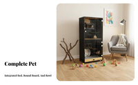 Chinchilla Villa With Cooling System Indoor Pet Enclosure additionalLarge Space Ventilated Pegboard for Home