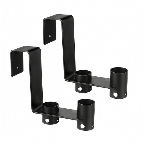 2 Pieces Pool Fence Hook Easy to Install Pool Pole Hanger Space Saving