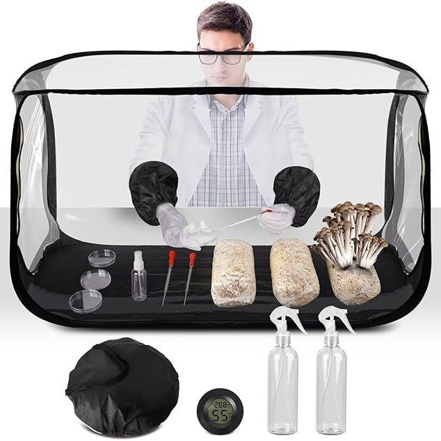 Large Still Air Box Mushroom Growing Tent - 52x52x82cm