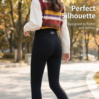 High Waist Leggings for Women with Soft Blend Material, Cropped Gym with Elastic for Everyday Wear and Autumn