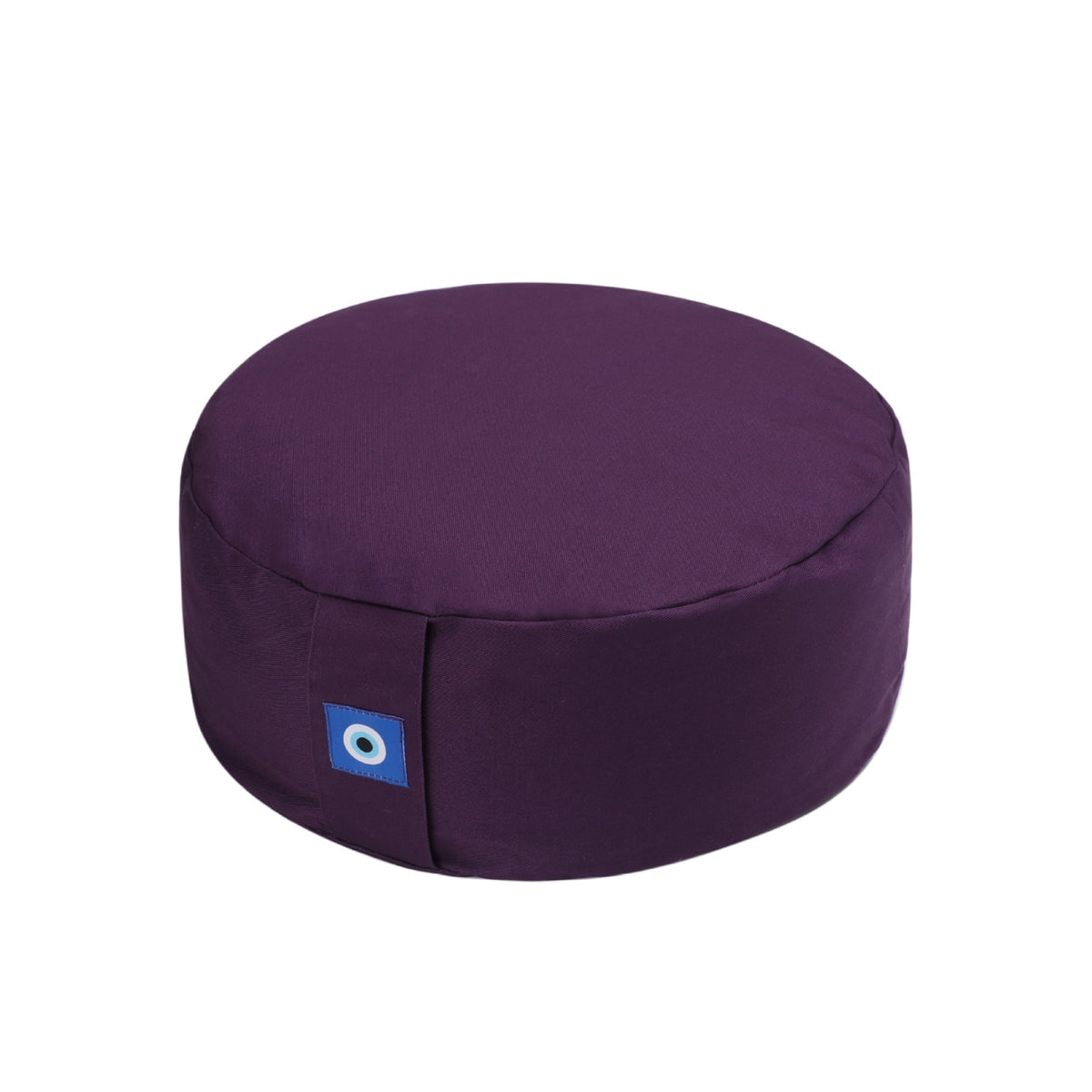 Long-Lasting Buckwheat Meditation Cushion Zippered Round Meditation Cushion Portable Zafu Adjustable for Meditators