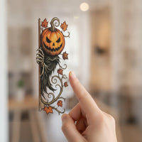 23 Pieces Halloween Window Decal Removable Window Clings Transparent Glass Cling with Spooky Designs