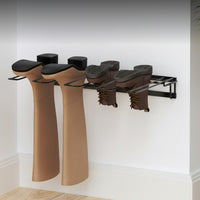 Wall-Mounted Foldable Boot Rack, Carbon Steel, Space Saving