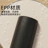 epp半圆泡沫轴健身器材用品滚轴滚筒按摩棒光面黑色滚轮瑜伽辅具