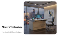Console Desk Concealed Cable Management Control Room Workstation Modular Design Security S Desk for Dispatchers, IT Professionals