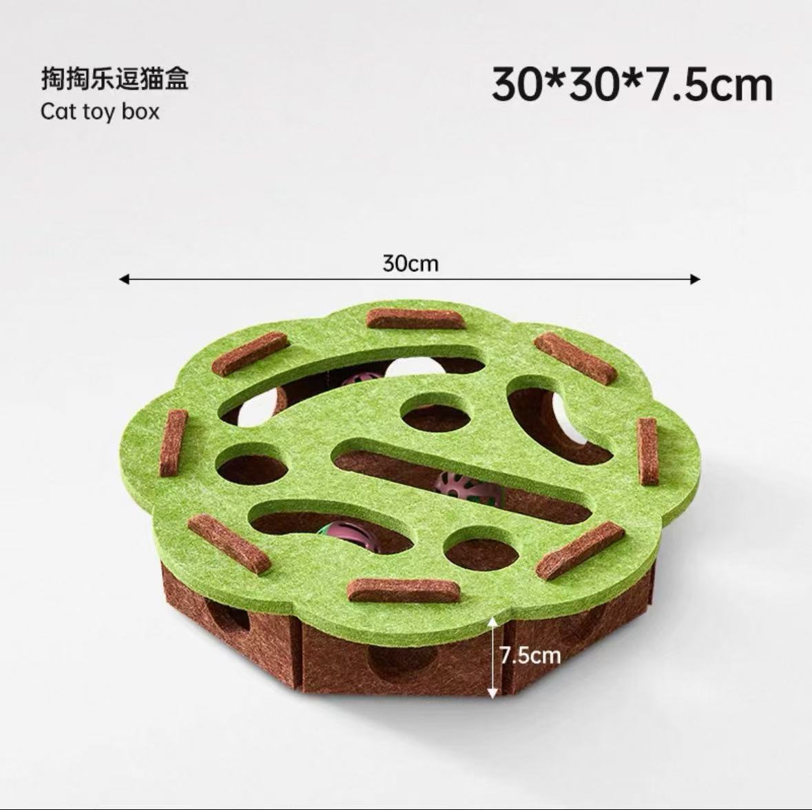 Green-brown / Lace without Ball