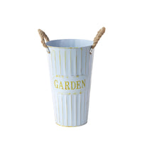 Flower Pail Vase Table Centerpiece Decor Piece Shabby Chic