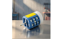 40A Tire Changer Switch Screw-Terminal Rotary Switch with Metal Shaft Compact High Performance for Mechanics, Technicians, Auto Repair Shop