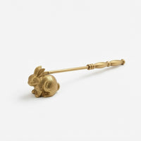 Candle Snuffer with Rabbit Head Brass Candle Snuffer Elegant for Dinner Settings