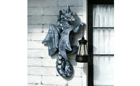 Wall Hanging Dragon Lantern Decorative Lighting Dragon Wall Lamp for Courtyard
