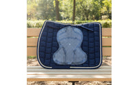 Saddle Pad Insert Non-Slip Saddle Pad with Holes Pressure Relieving for Horse Riders, Horseback Riding